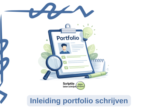 Inleiding portfolio schrijven